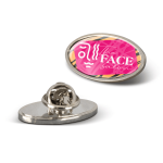 High-quality metal Oval Lapel Badges