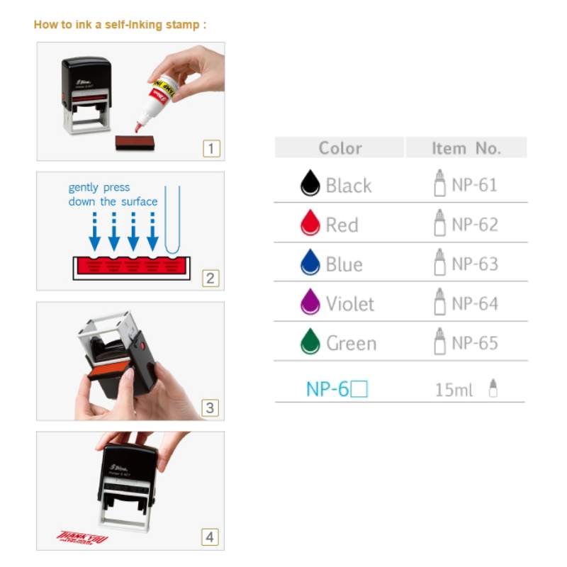 SHINY NON-POROUS INK