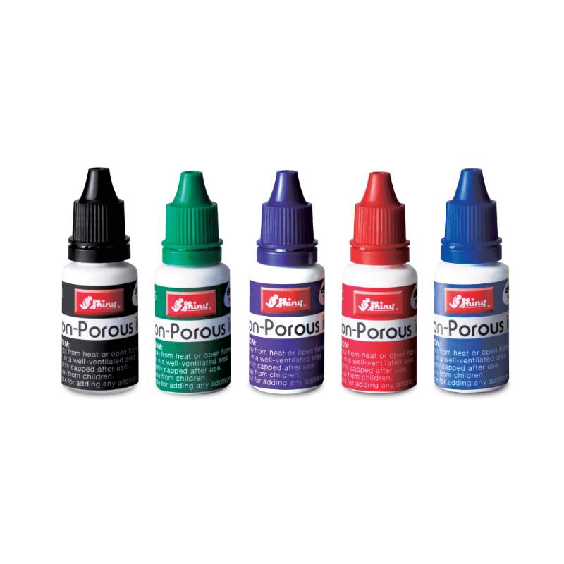 SHINY NON-POROUS INK