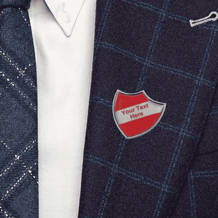 Shield Lapel Badges full colour