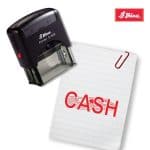 Shiny 38x14mm Stock Stamp - CASH