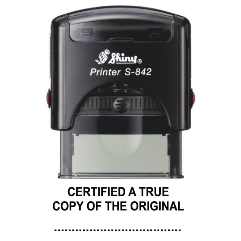 Shiny 38x14mm Stock Stamp - Certified Original