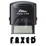 Shiny 38x14mm Stock Stamp - Faxed Arrow