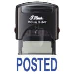 Shiny 38x14mm Stock Stamp - POSTED (2)