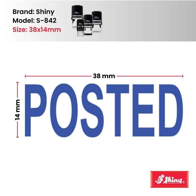 Shiny 38x14mm Stock Stamp - POSTED (2)
