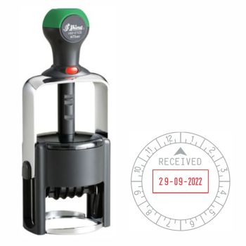 40x40mm Heavy Duty Time Dater Stamp - Heavy-Duty Stamps