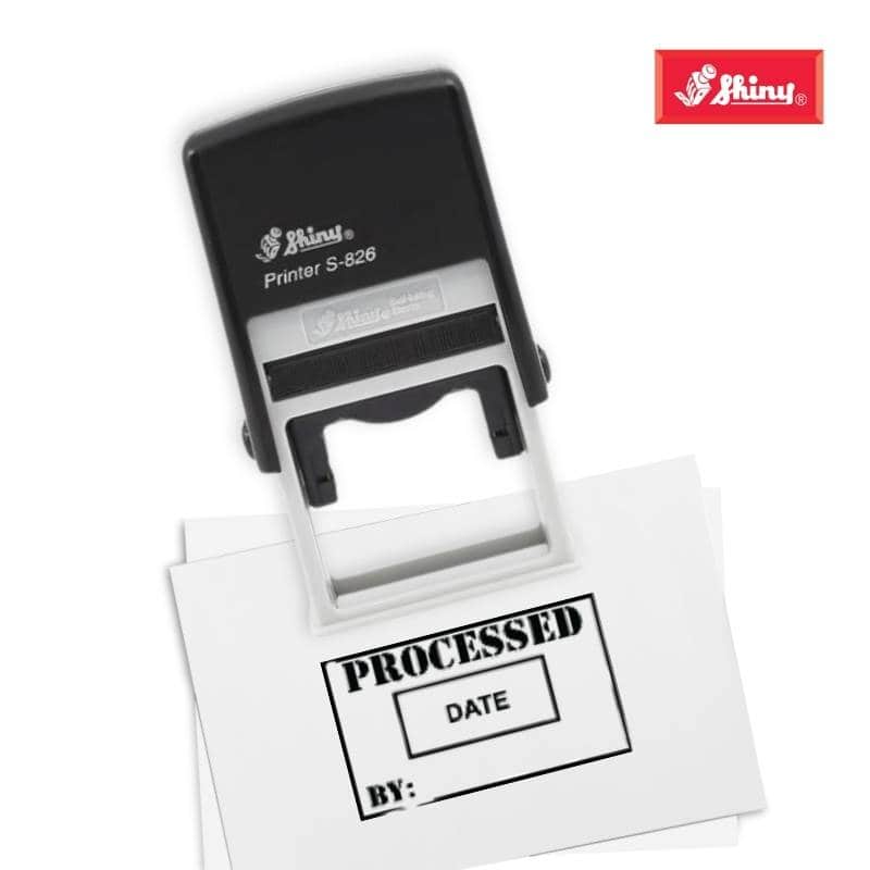 Shiny S-826 Stock Dater Stamp Processed
