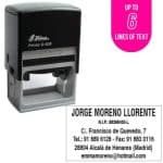 Shiny S-828 Custom Stamp 53x33mm