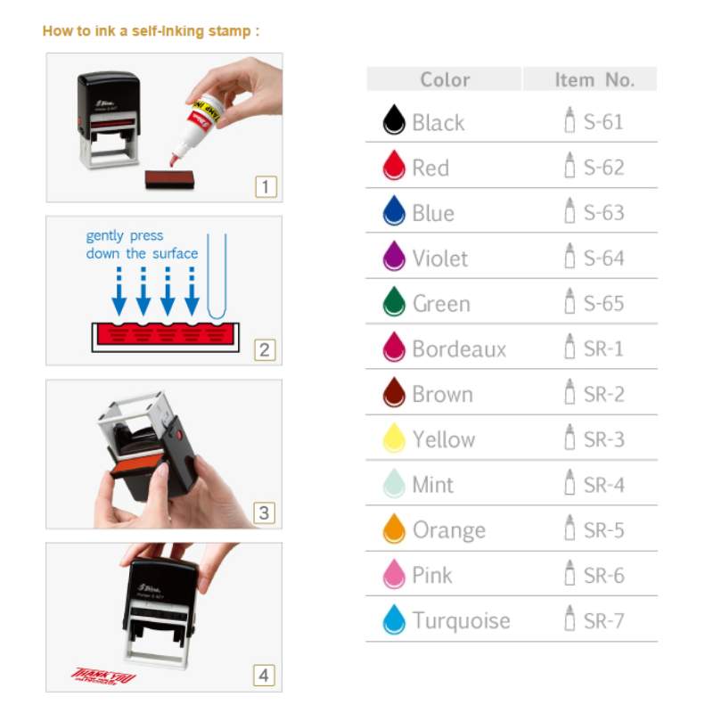 Shiny Supreme Stamp Inks