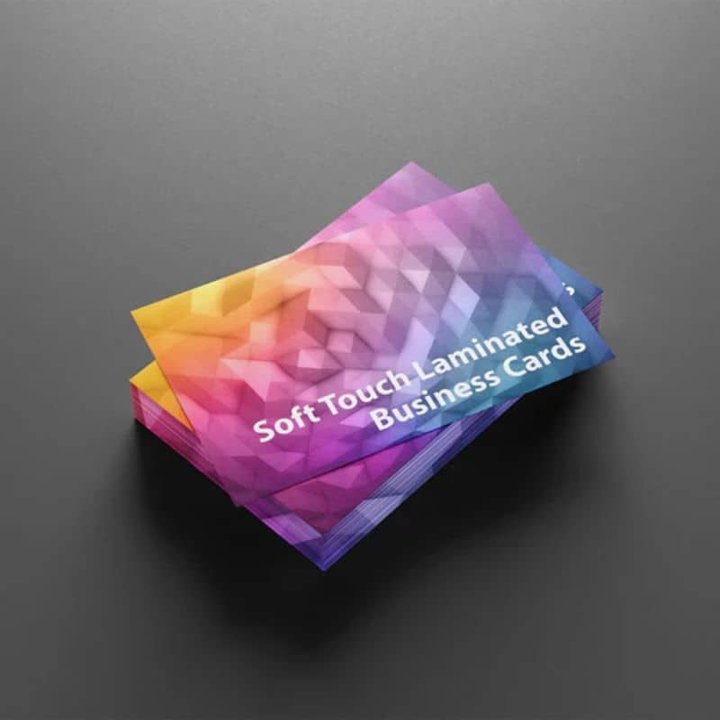 Soft Touch Laminated Cards