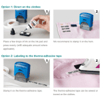 Textile clothing Stamps