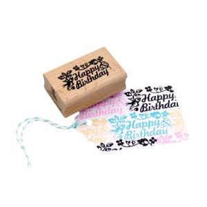 Wooden rectangle Hand Stamps