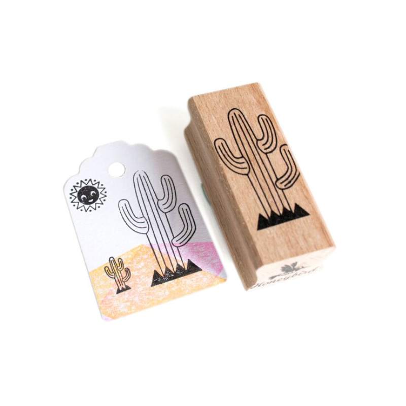 Wooden rectangle Hand Stamps