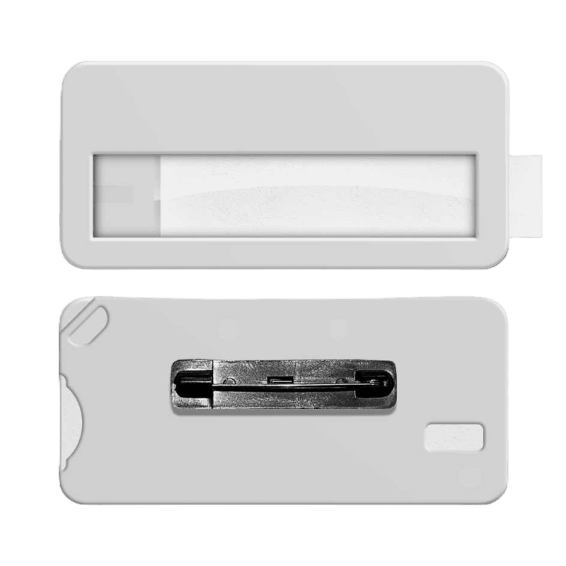 Reusable Name Badge Pin Clip Fitting