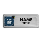 Silver Classic Name Badge