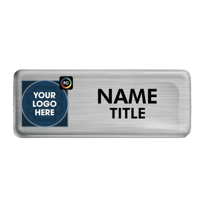 Silver Classic Name Badge