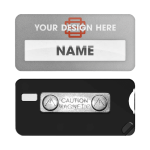 Reusable Magnetic Badge Fitting