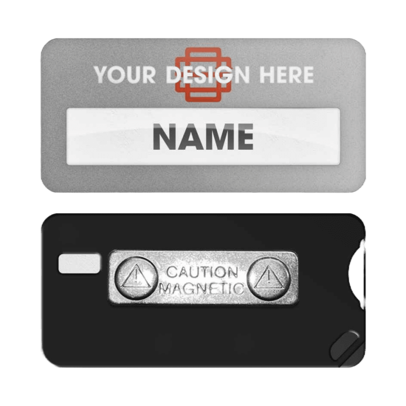 Reusable Magnetic Badge Fitting