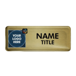 Gold Classic Name Badge