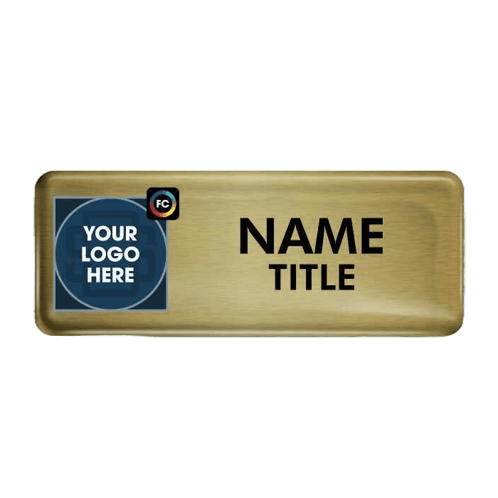 Gold Classic Name Badge