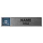 Silver Premium Metal Name Badge