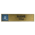 Gold Premium Metal Name Badge