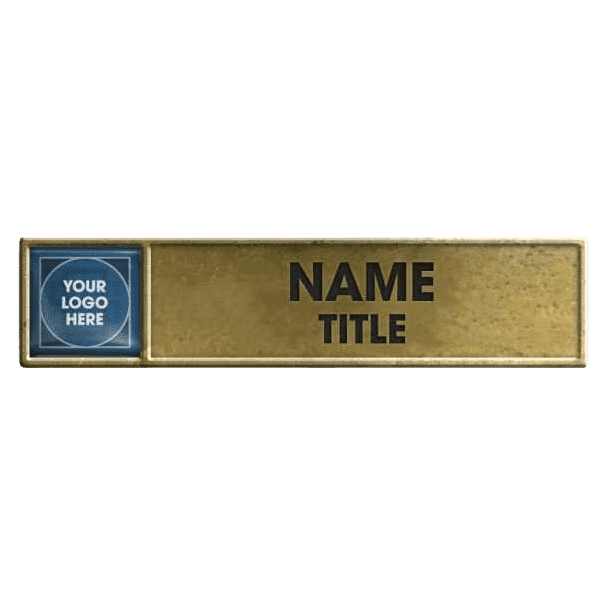 Gold Premium Metal Name Badge