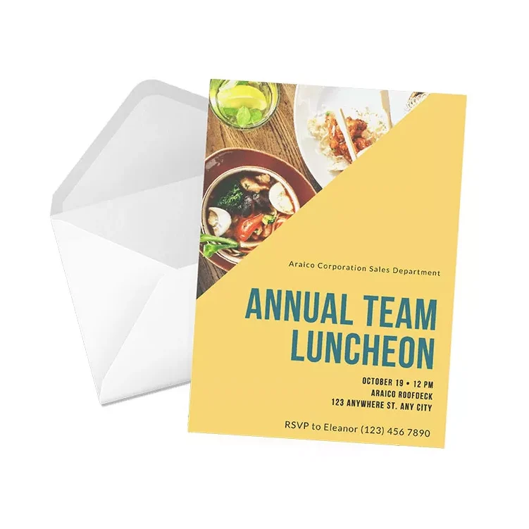 Custom Printed Standard Invites