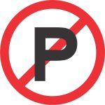 NO PARKING RETRO REFLECTIVE ROAD SIGN (R216)