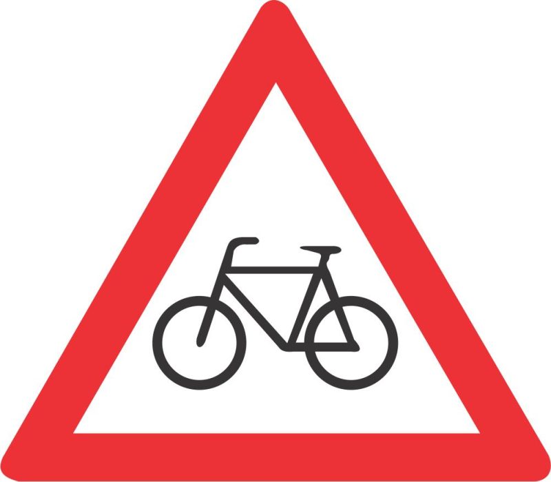 CYCLISTS ROAD SIGN (W309)