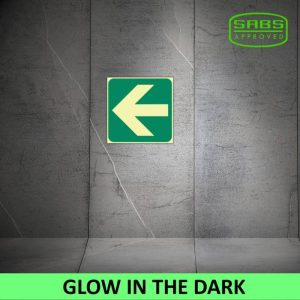 SABS General direction green arrow photoluminescent (E23)