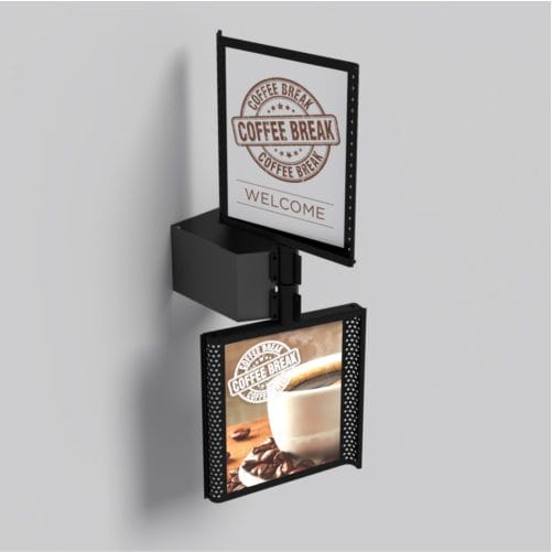 Wind Spinner 500 x 500 Wall Mount Top & Bottom