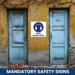 Hearing Protection With High Noise Area Sign (M107)