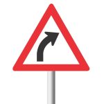 Gentle Curve (Right) Road Sign (W202)