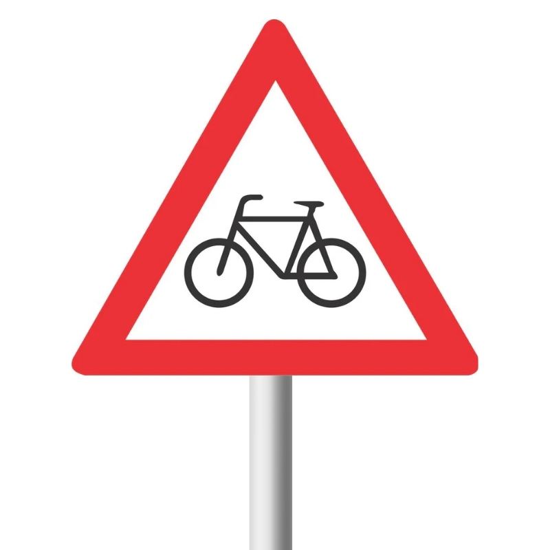 Cyclists Road Sign (W309)