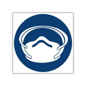 Dust Mask Shall Be Worn Safety Sign (MV12)