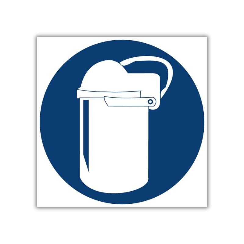 Face Protection Shall Be Worn Safety Sign (MV10)