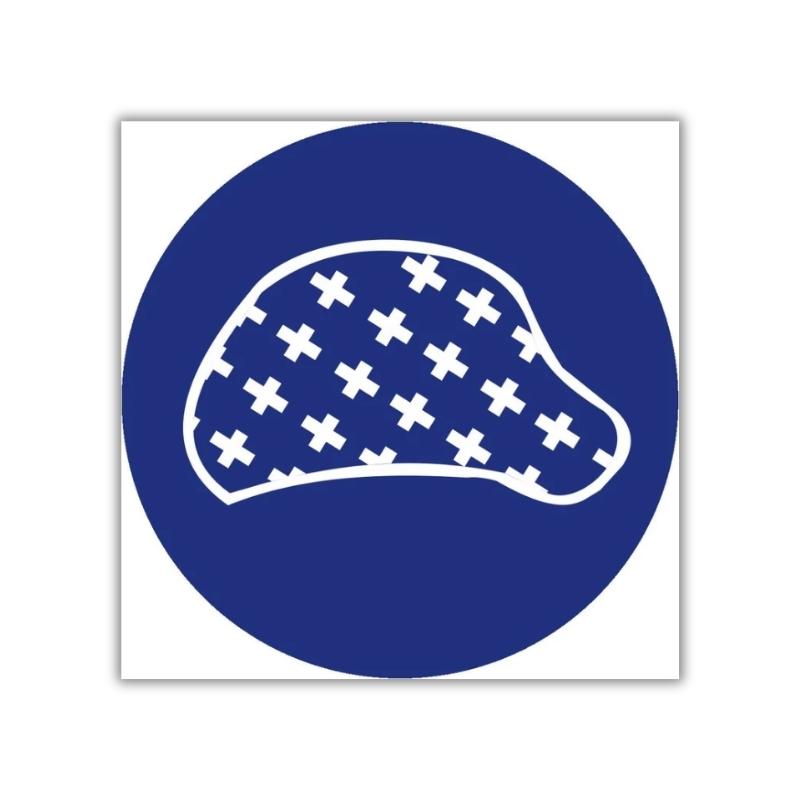 Hair nets safety sign (MV26)