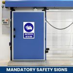 Hand protection must be worn safety sign (MV005A)