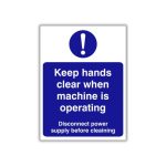 Machine operating safety sign (CAT27)