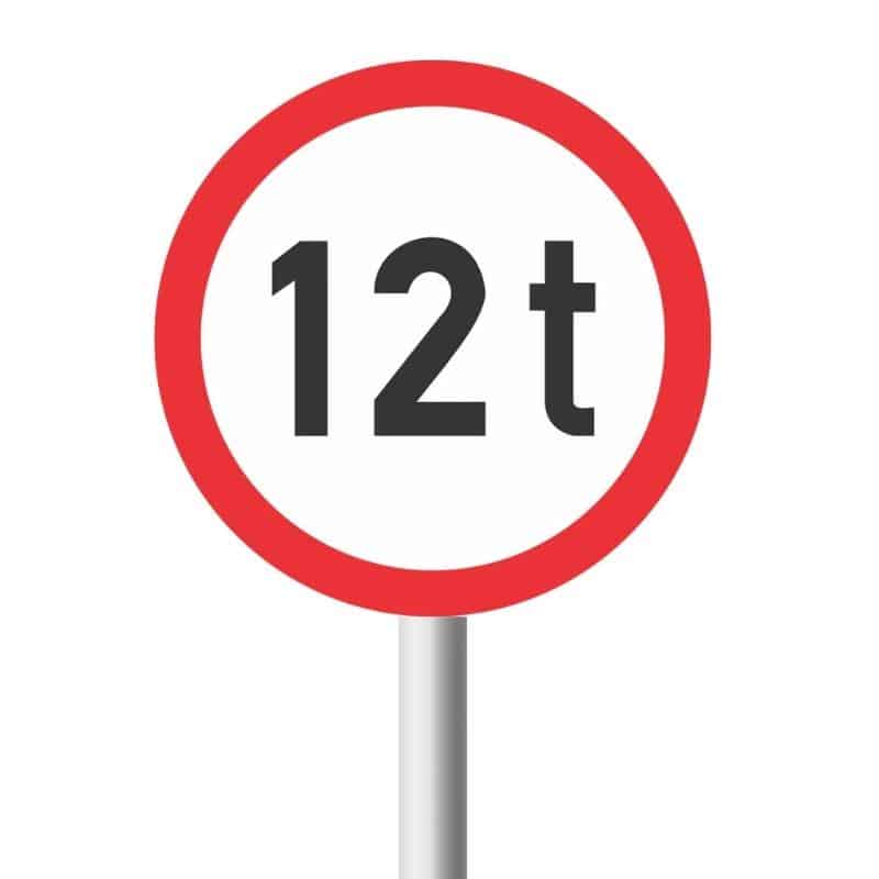 Mass Limit Road Sign (R202)