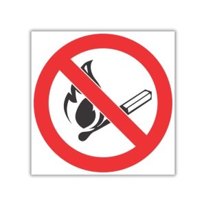 No Fires And Open Flames Safety Sign (PV2)