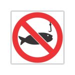 No Fishing SABS safety sign (PV25)