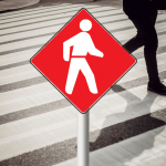 R5 Pedestrian Priority Road Sign