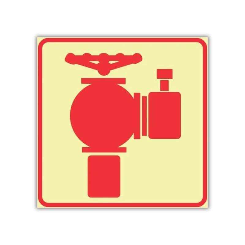 SABS Fire Hydrant Photoluminescent safety sign (F30)