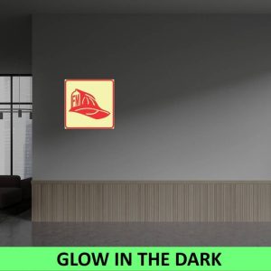 SABS Fire Marshal photoluminescent (glow in the dark) safety sign (F50)