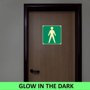 SABS Gents toilet photo luminescent safety sign (E26)