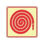 SABS Hose Reel photoluminescent ( Glow in the dark ) safety sign (F29)