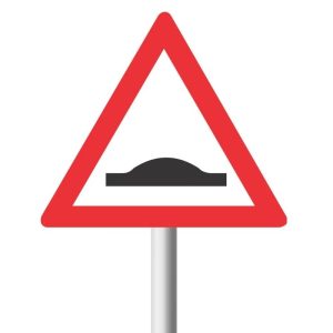 Speed Humps Road Sign (W332)