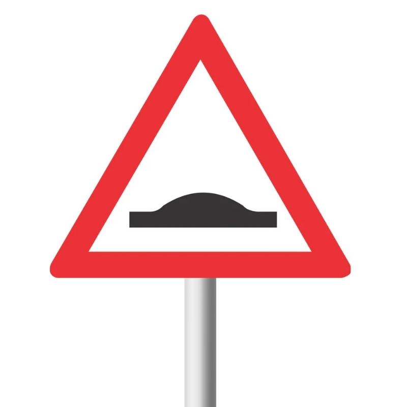 Speed Humps Road Sign (W332)
